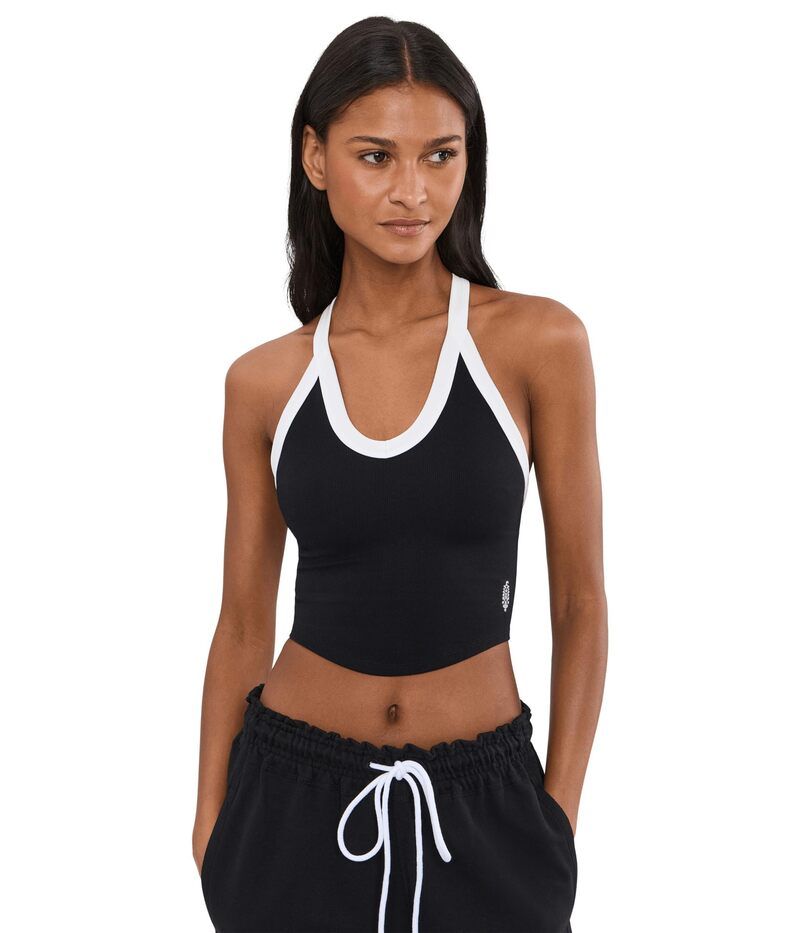 フリーピープル レディース トップス シャツ Vネック Fp Movement All Clear VNeck ColorBlockWo BlackWhite Com ホワイト