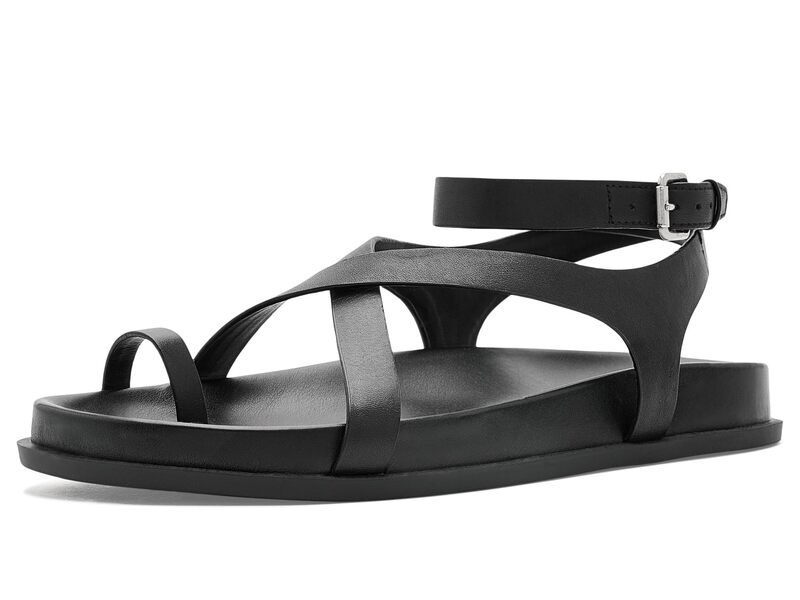 マーク・フィッシャー レディース シューズ サンダル Marc Fisher Ltd BevyWo Black Leather ブラック