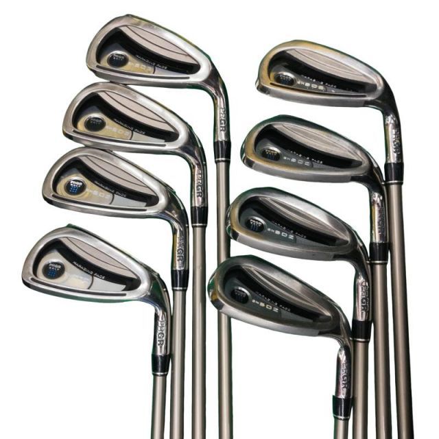 【中古】 プロギア GN 502 8S アイアンセット IR GN 502(アイアン) (フレックスS) メンズ 男性用 右利き 右用 Dランク ゴルフクラブ