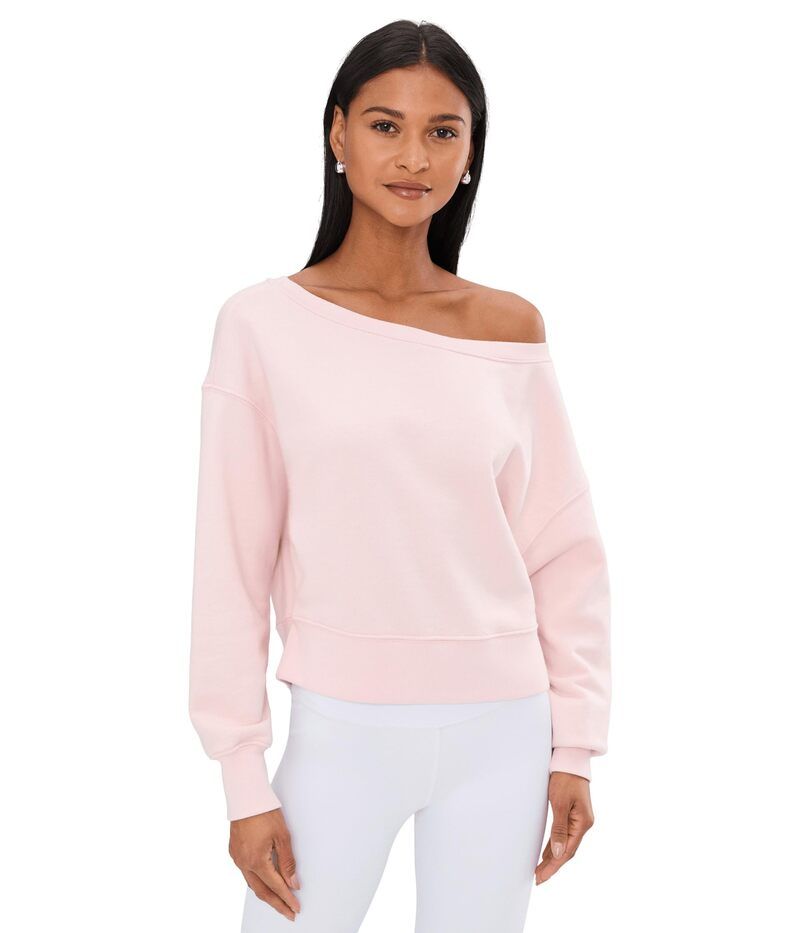 スピリチュアルギャングスタ レディース アウター パーカー・スウェット シャツ Spiritual Gangster La Vida 20 Sweatshirt Pink ピンク
