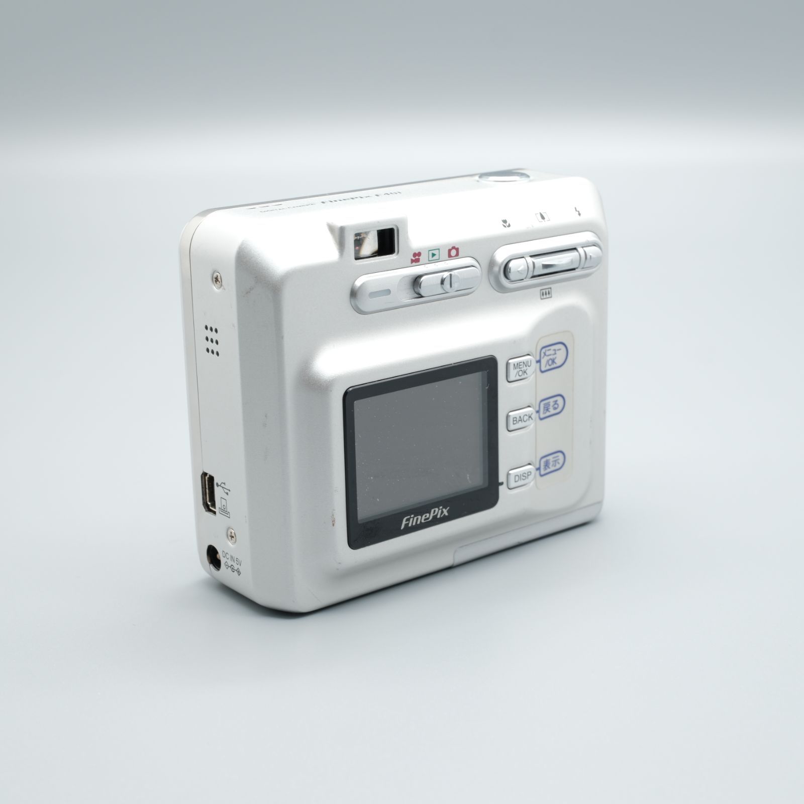 □完動品 FUJIFILM FinePix F401 シルバー コンパクトデジタルカメラ