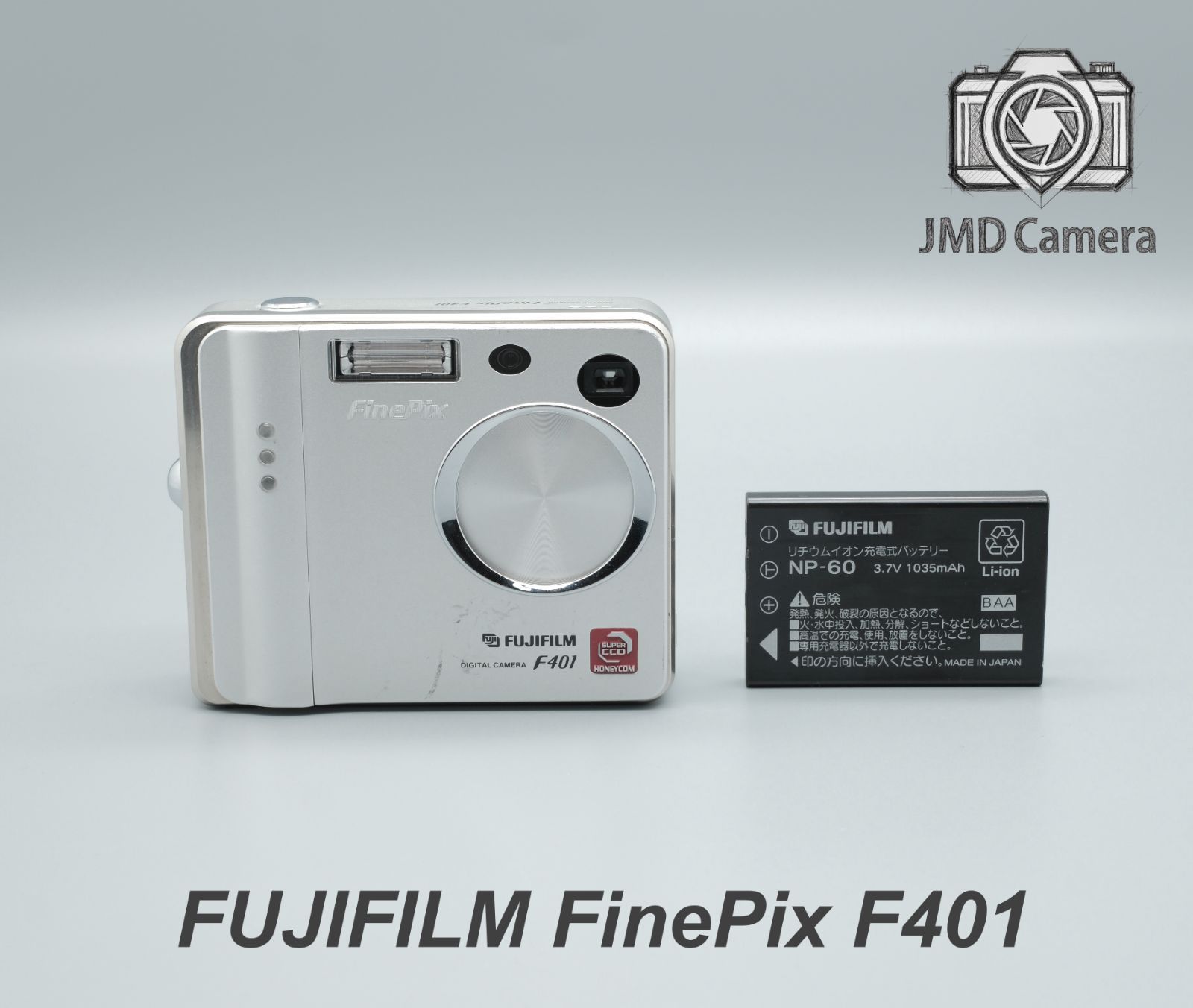□完動品 FUJIFILM FinePix F401 シルバー コンパクトデジタルカメラ