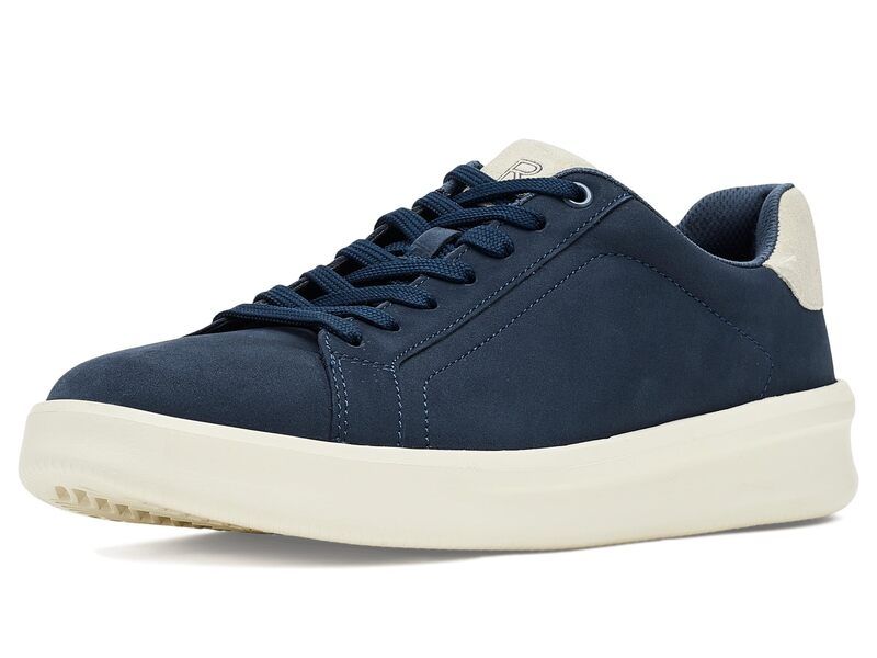 ロックポート メンズ シューズ スニーカー Rockport Lite Court Dark Blue Nubuc ブルー
