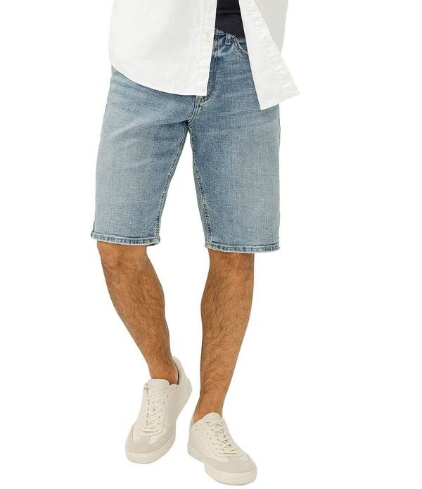 シルバー ジーンズ メンズ ボトムス ハーフパンツ・ショーツ リラックスフィット ショートパンツ Silver Jeans Co Zac Relaxed Fit 12 Inseam Shortspli