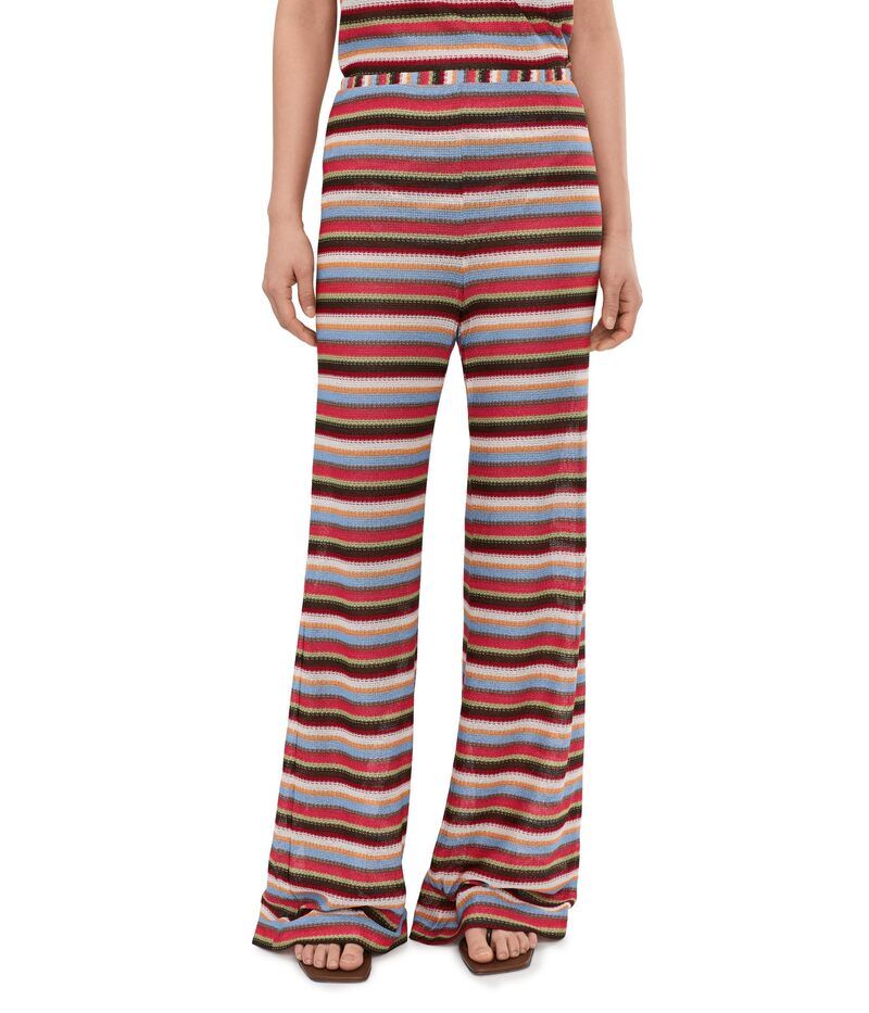ウミーユアムーム レディース ボトムス カジュアルパンツ Show Me Your Mumu Kenny Pantsunkissed Stripe Knit ストライプ