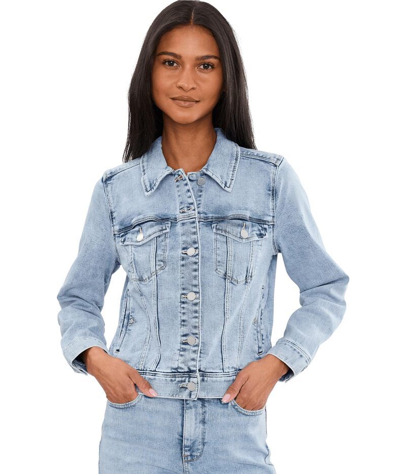 リヴァプール ロサンゼルス レディース アウター コート プチ ジーンズ ジャケット Liverpoolos Angeles Petite Classic Jeans Jacket Lakelsino