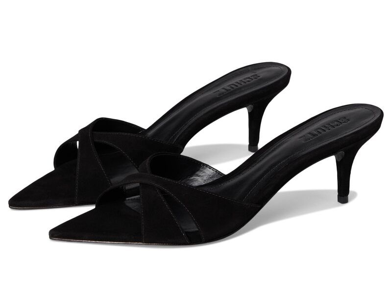 シュッツ レディース シューズ ヒール Schutz Hilda Leaf Mule Black ブラック