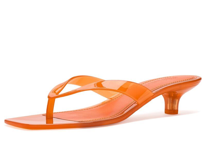 スティーブ マデン レディース シューズ ヒール Steve Madden Tracie Orange Jelly オレンジ