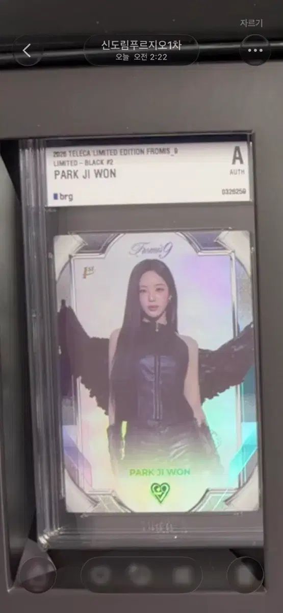 プロミスナイン(fromis_9) プミナ パク・ジウォン(PARK JIWON) リミテッド EDITION(エディション) テレカ カード