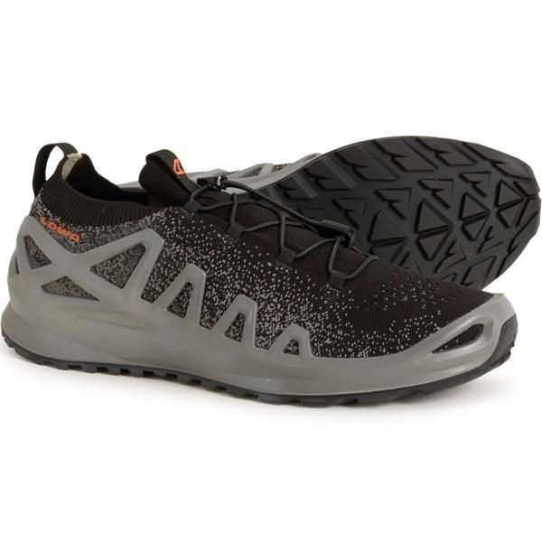 ロア メンズ シューズ スニーカー Lowa Made in Europe Fusion Lo Hiking Shoes For Men GreyBlack ブラック