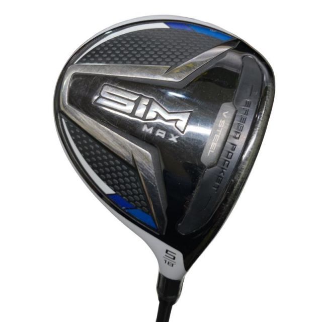 【中古】 テーラーメイド SIM MAX 5W フェアウェイウッド FW TENSEI BLUE TM50(FW) (フレックスS) メンズ 男性用 右利き 右用 Dランク ゴルフクラブ