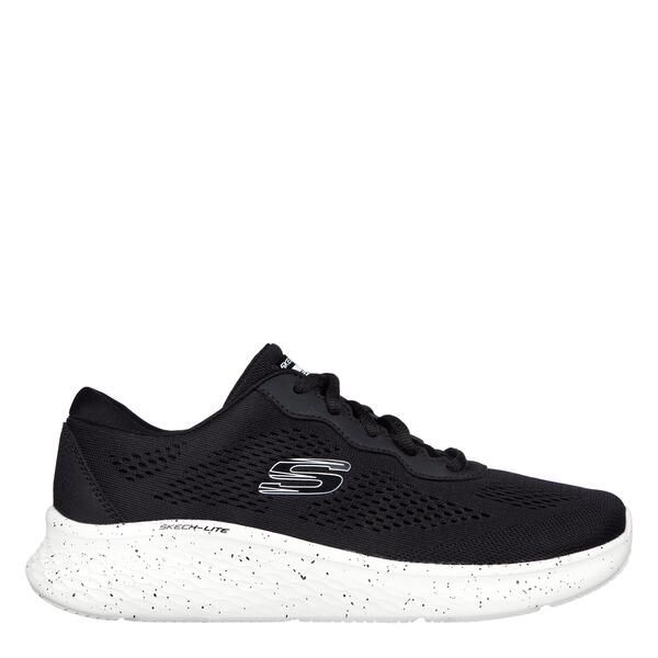 スケッチャーズ レディース シューズ スニーカー メッシュ Skechers Womens Engineered Mesh Speckle Trim Slip On Trainers BlackWhi