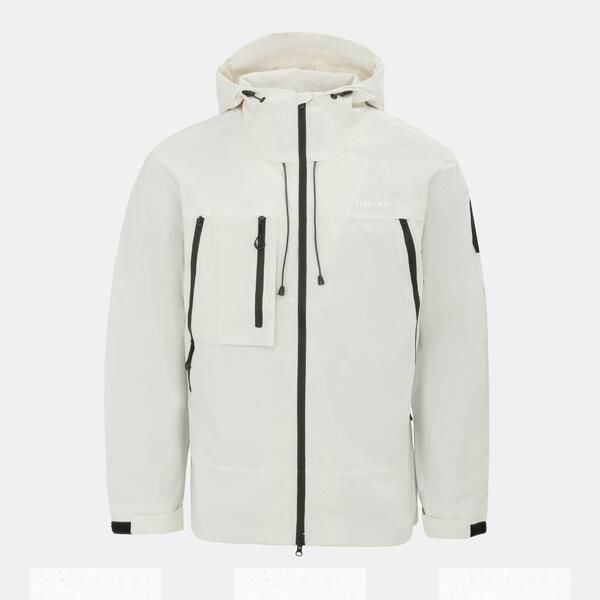 ファイヤートラップ メンズ アウター ジャケット・ブルゾン Firetrap Mens Windproof Hooded Long Sleeve Windbreaker White ホワイト