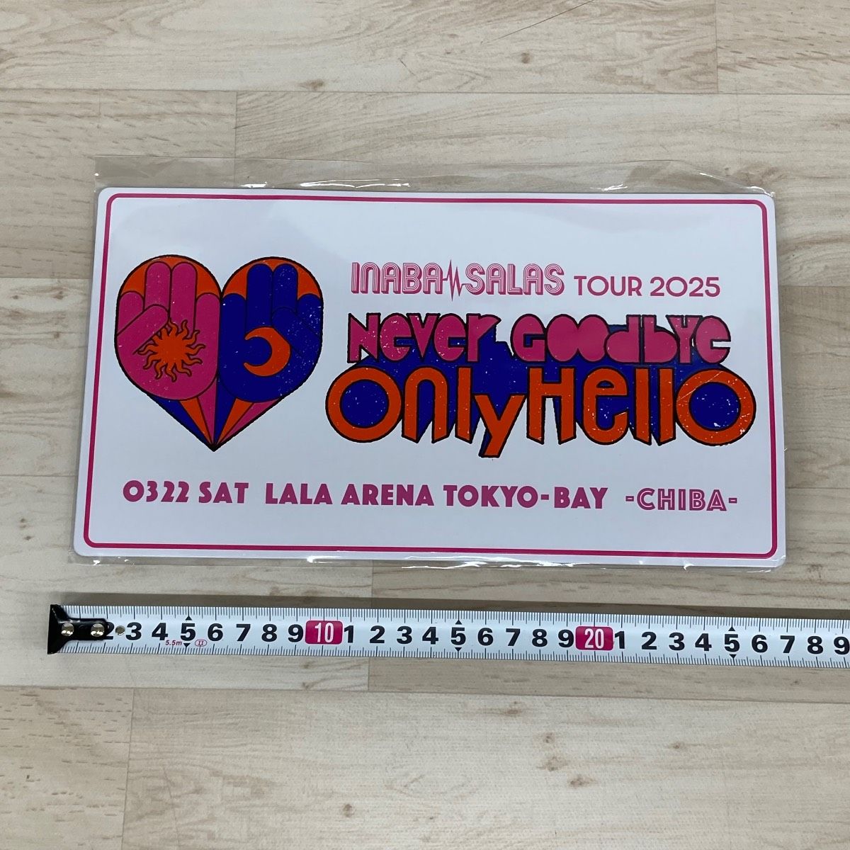 未使用 INABA SALAS TOUR 2025 メモリアルプレート 0322 LALA ARENA