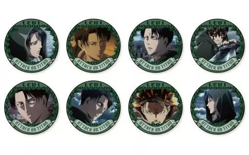 【中古】バッジ・ピンズ(キャラクター) 全8種セット 「進撃の巨人 トレーディング缶バッジ リヴァイスペシャル Part1」