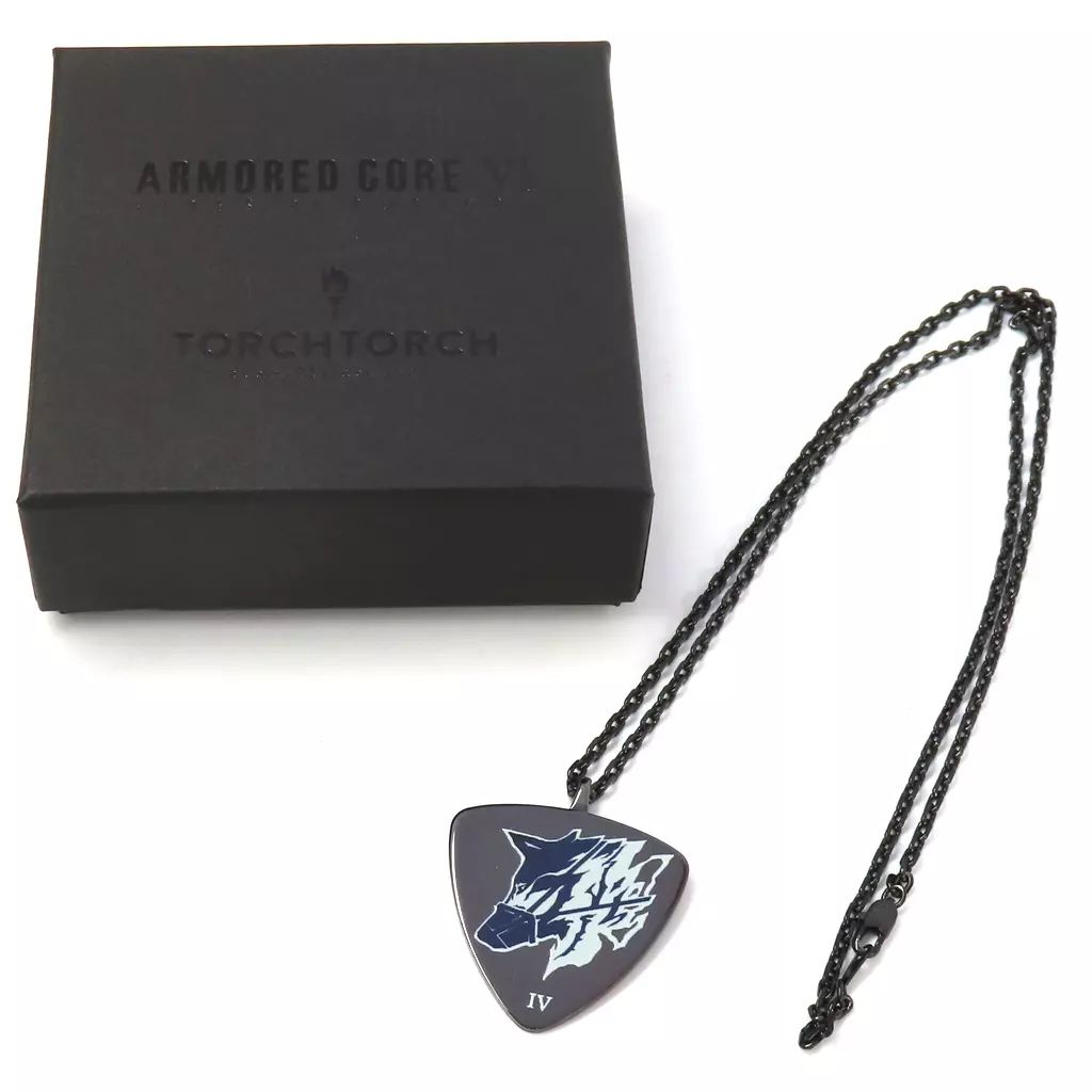 【中古】アクセサリー(非金属) [単品] V.IV ラスティ TORCH TORCH ヴェスパー部隊エンブレムペンダント ブラックVer. 「ARMORED CORE VI FIRES OF RUBICON OFFICIAL ART WORKS ebtenDX