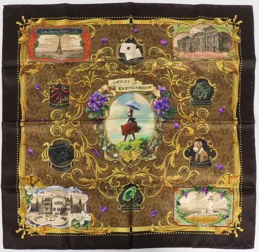 【中古】アクセサリー(非金属) 総柄 スカーフ 「ヴァイオレット・エヴァーガーデン -Violet’s Journey-」