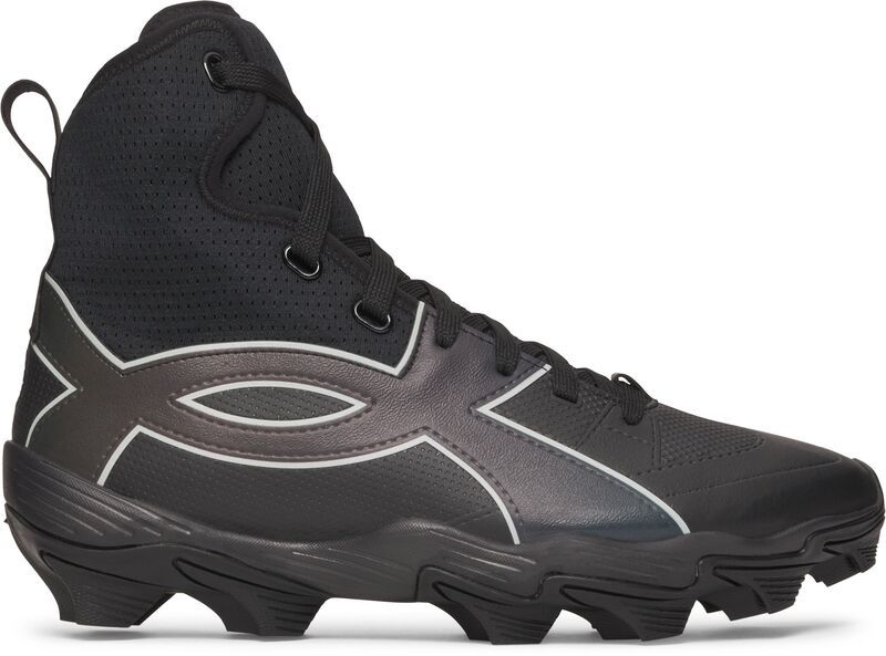 アンダーアーマー メンズ シューズ スニーカー Under Armour Spotlight Icon Highlight RM Football Cleats BlackBlackBlack ブラッ