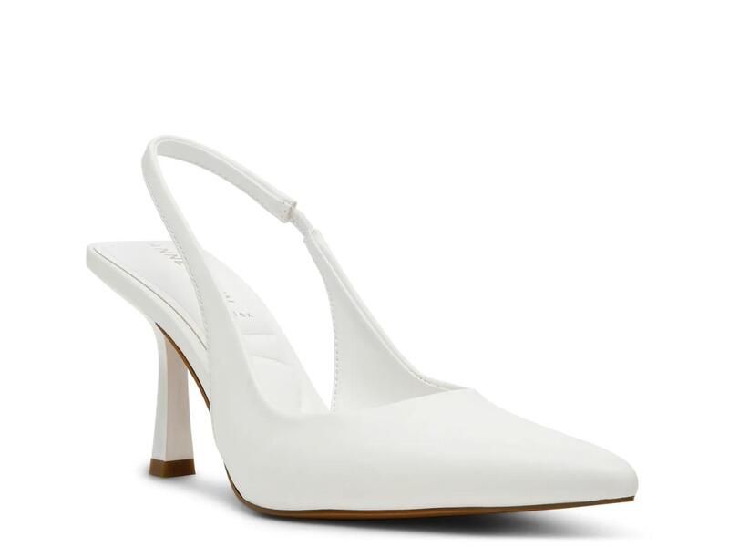 アンクライン レディース シューズ パンプス Anne KleinItzy Pump White Synthetic ホワイト