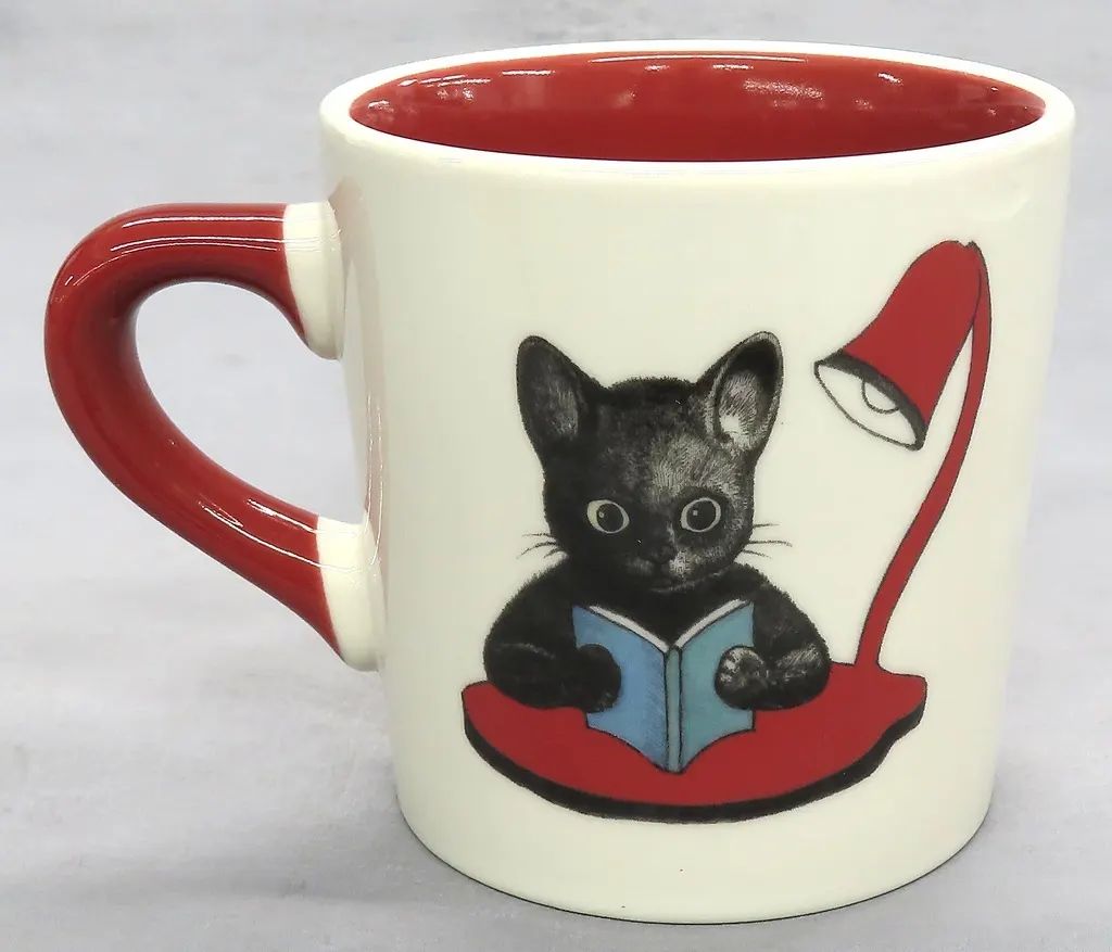 【中古】マグカップ･湯のみ 黒猫柄 マグカップ 「ヒグチユウコ×角川ホラー文庫30周年」