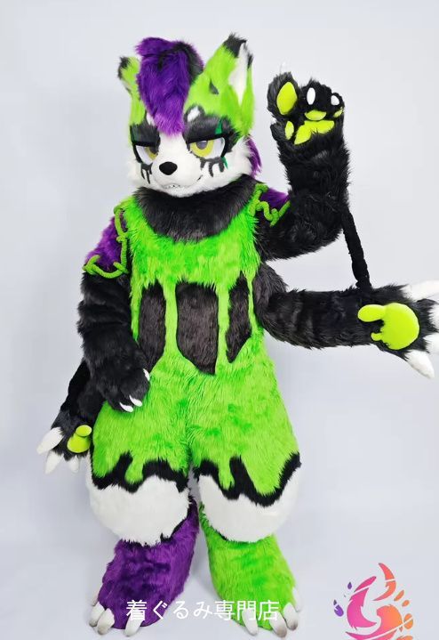 狼　犬　猫　着ぐるみ ヘッド全頭　ヘッド ケモノ ファースーツ ぬいぐるみ コスプレ コスチューム Kurumi 一点物 C997