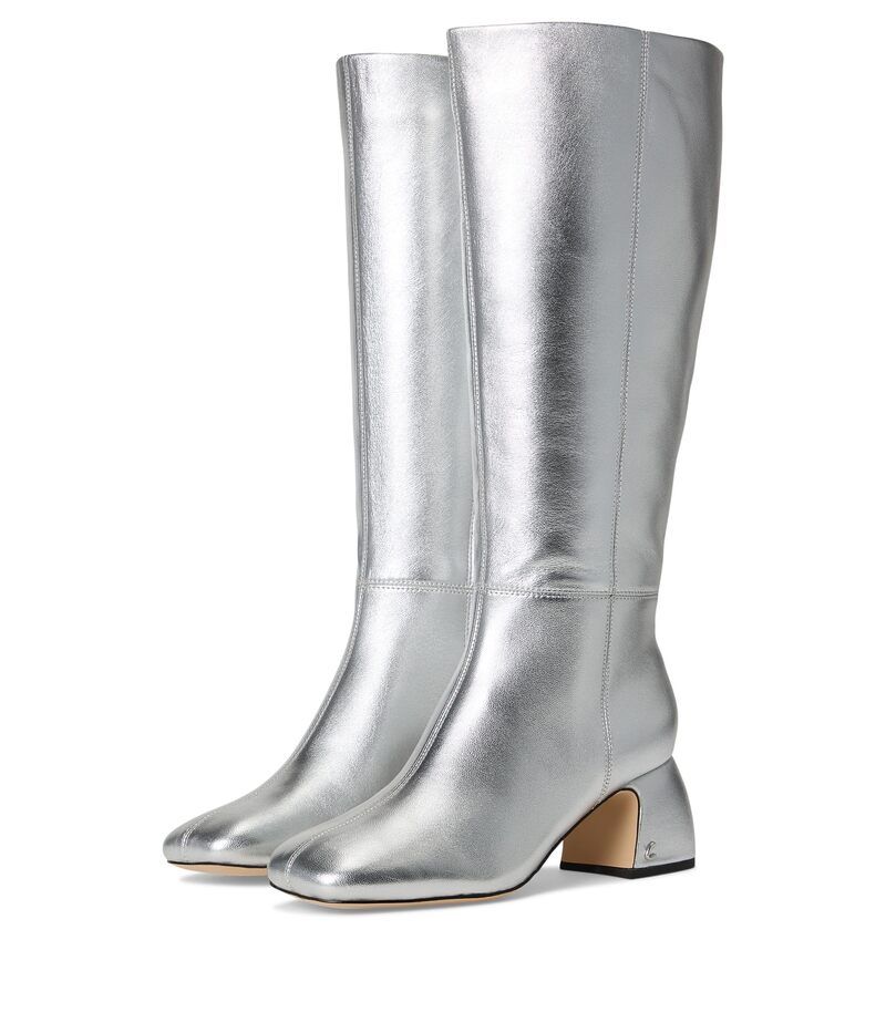 サーカス NY バイ サムエデルマン レディース シューズ ブーツ・レインブーツ Circus NY by Sam Edelman Oaklyn Soft Silver Wide Calf シルバー