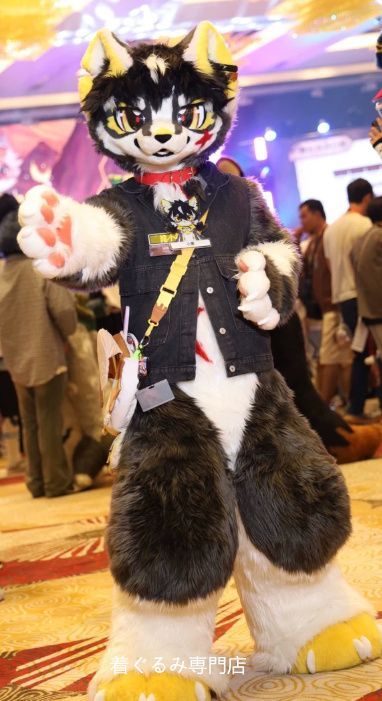 狼　犬　猫　着ぐるみ ヘッド全頭　ヘッド ケモノ ファースーツ ぬいぐるみ コスプレ コスチューム Kurumi 一点物 C1001