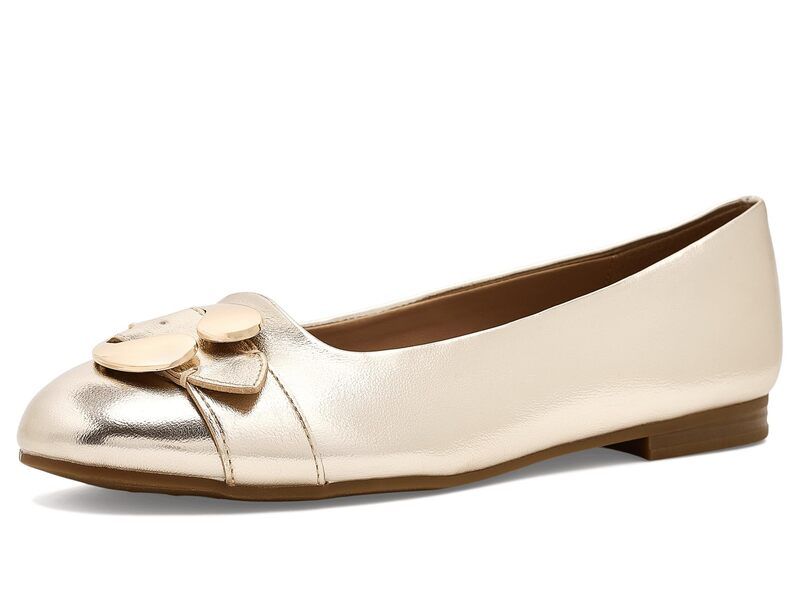 エアロソールズ レディース シューズ スリッポン・ローファー Aerosoles Paradise Soft Gold ゴールド