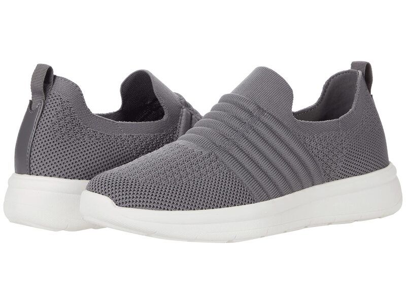 クラークス レディース シューズ スニーカー Clarks Ezera Walk Light Grey Knit グレー