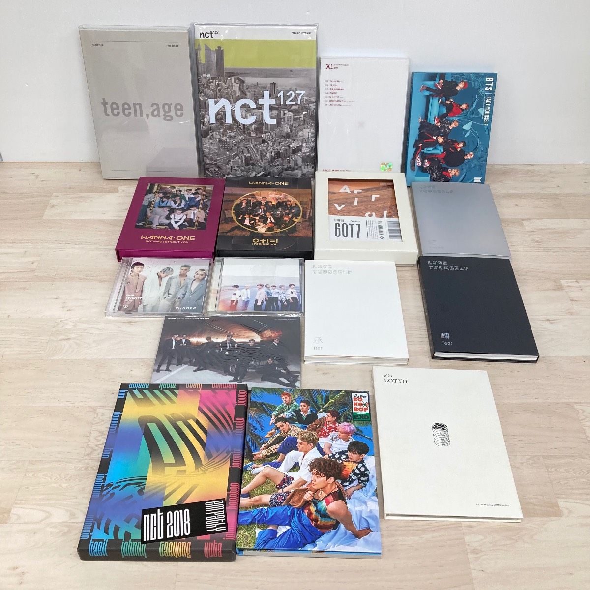 現状品 美品 CD まとめ 16点 K-POP アルバム BTS/nct/SEVENTEEN/EXO