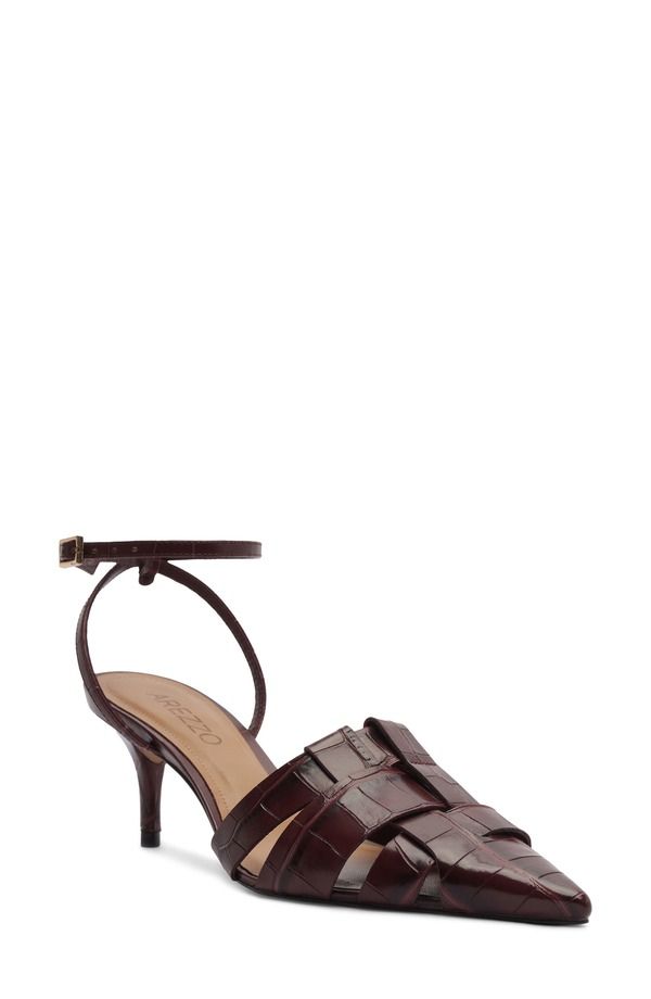 アレッツォ レディース シューズ ヒール アンクル Arezzo Marissankle Strapointed Toe Pump Fresh Ruby ルビー