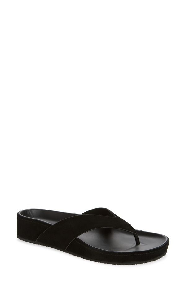 ジェフリー キャンベル レディース シューズ ヒール プラットフォーム サンダル Jeffrey Campbell Relaxer Platform Thong Sandal Black Suede