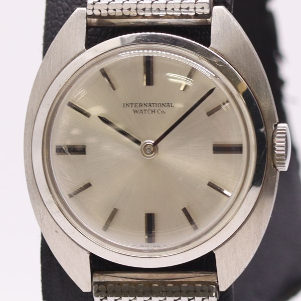 稼働 保箱付 IWC ヴィンテージ 2171696 手巻き シルバー文字盤 レディース腕時計 0067100 6ERT KRI ABC25610