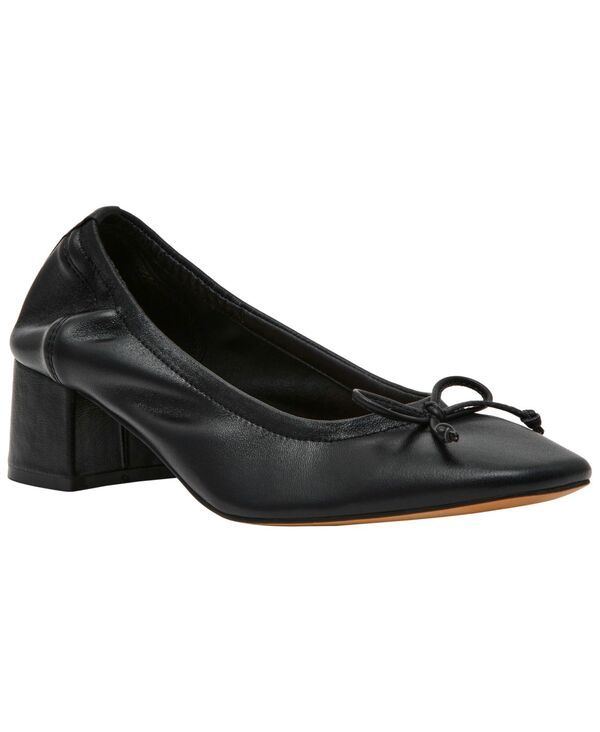スティーブ マデン レディース シューズ パンプス ヒール Steve Madden Womens Coretta Block Heel Ballet Pumps Black Leather ブラック
