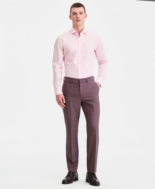ヒューゴボス メンズ ボトムス カジュアルパンツ Hugo Boss Mens ModernFit Suit Separate Trousers Lightpastel Brown ブラウン