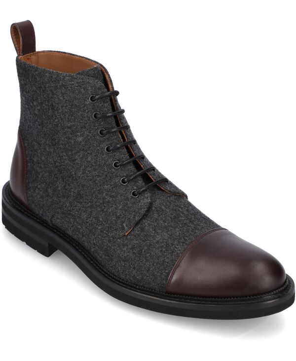 タフト メンズ シューズ ブーツ・レインブーツ Taft Mens The Jack Boots Gray Oxblood グレー