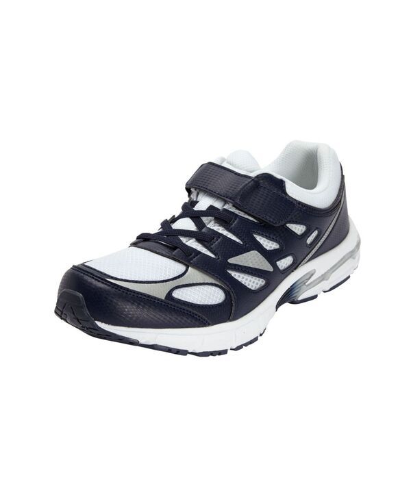 キングサイズ メンズ シューズ スニーカー KingSize Mens NoTie Sneakers Navy white ホワイト