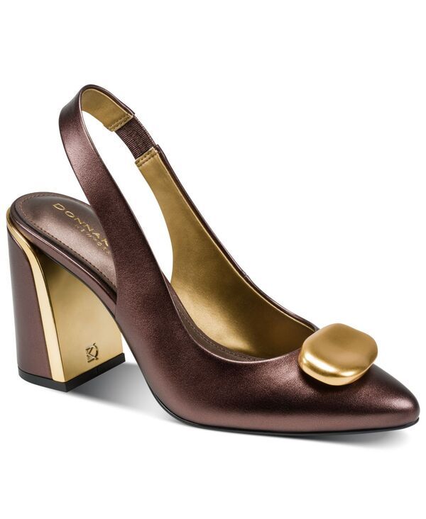 ダナ キャラン ニューヨーク レディース シューズ パンプス Donna Karanew York Womens Rebecca Slingback Pumps Dark Copper