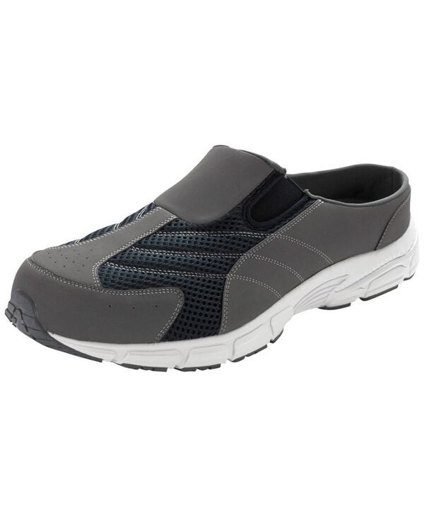 キングサイズ メンズ シューズ スリッポン・ローファー KingSize MenslipOn Swim Slides Grey midnighteal グレー