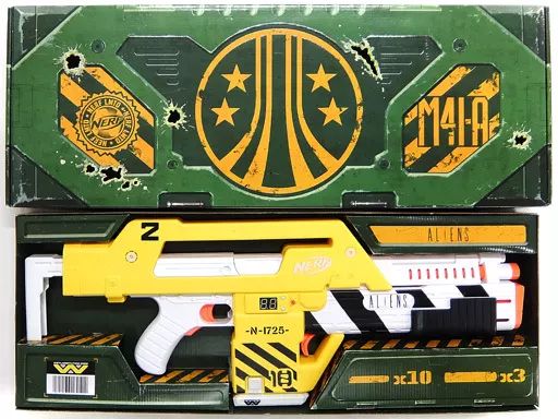 ◆ 完全受注生産品　ナーフ　Aliens M41-A LMTD　パルスブラスター 中古】おもちゃ Aliens -エイリアン- M41-A LMTD パルスブラスター