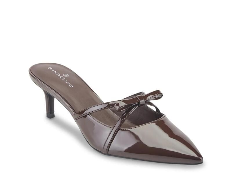 バンドリーノ レディース シューズ サンダル BandolinoMokita Mule Brown Patent ブラウン