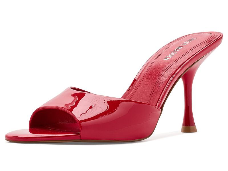 スティーブ マデン レディース シューズ ヒール Steve Madden Santi Dark Red Patent レッド
