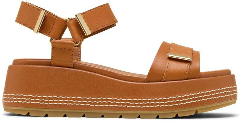ソレル レディース シューズ サンダル プラットフォーム SOREL Womensunpeak Platform YStrap Sandals TeaGum