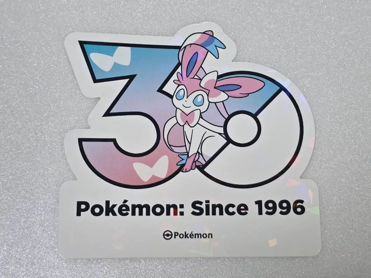 ポケットモンスター 聖水 30周年 ロゴ ステッカー ニンフィア