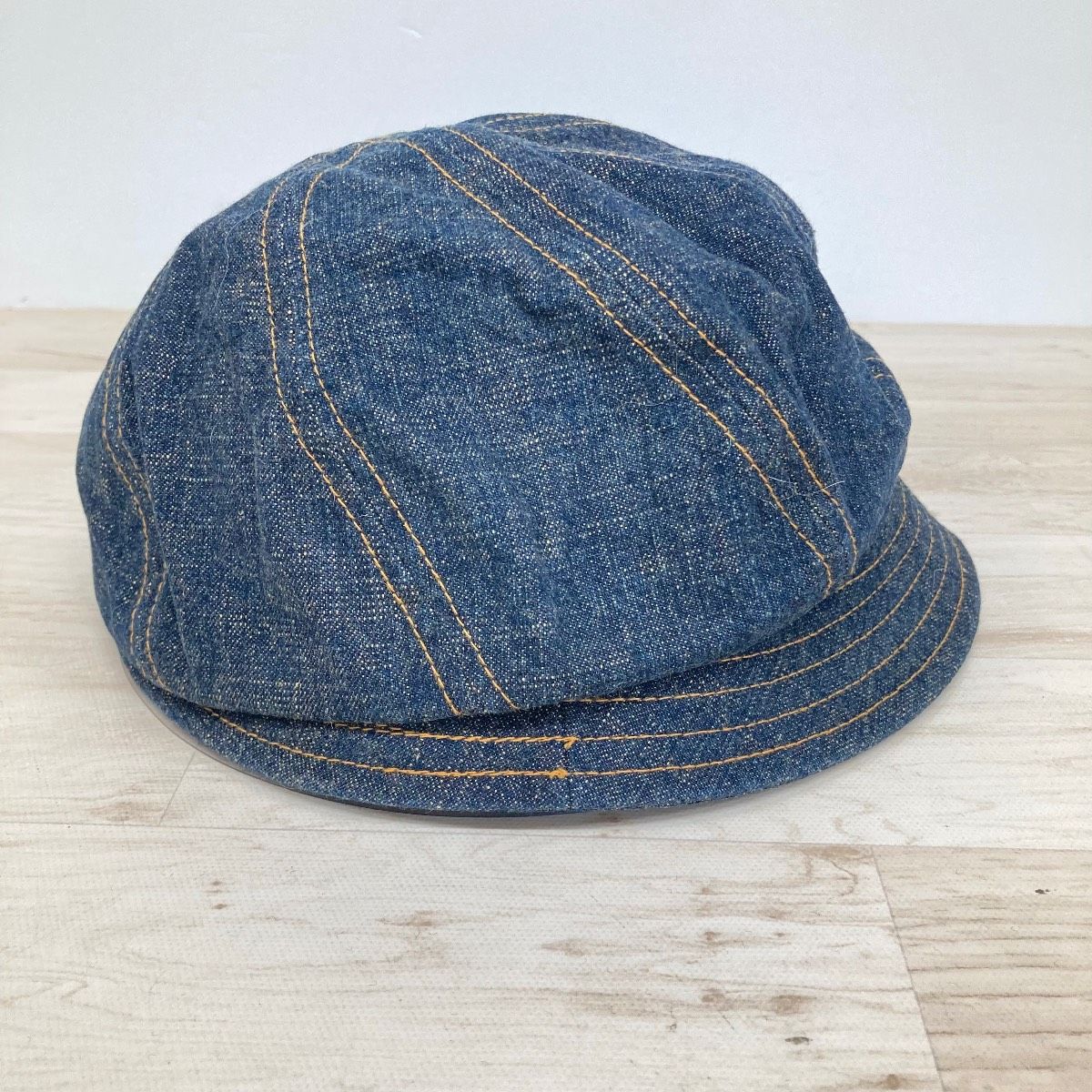 美品 good-i デニム キャスケット/ワークキャップ ブルー 品番83-025K
