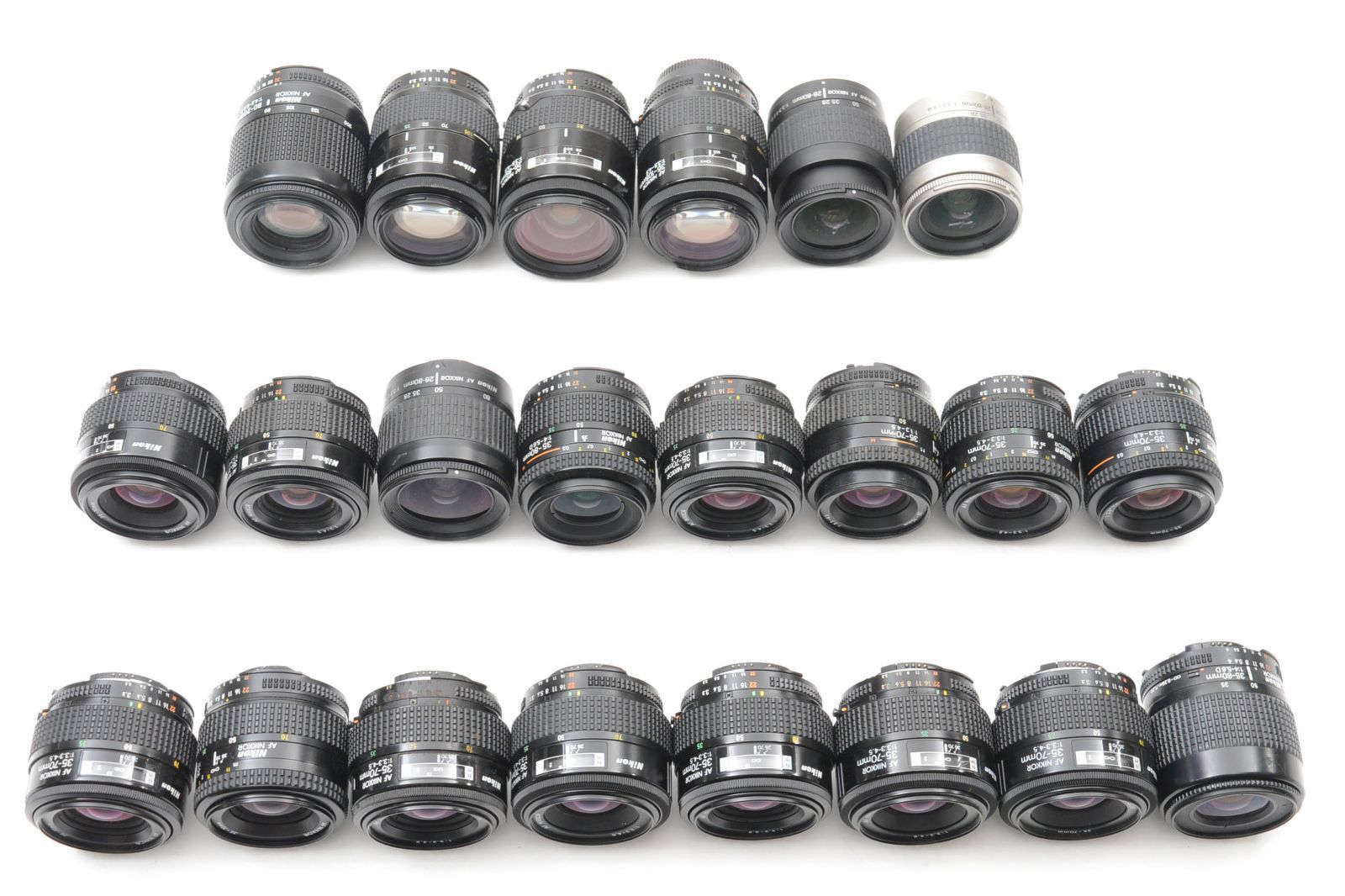 ジャンク》 Nikon ニコン AF Nikkor まとめ売り 23本セット 80-200mm