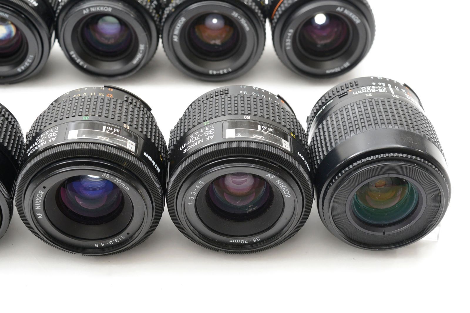 【ジャンク品】Nikon レンズまとめ売り（AF / MF 含む） ジャンク》 Nikon ニコン AF Nikkor まとめ売り 23本セット 80-200mm