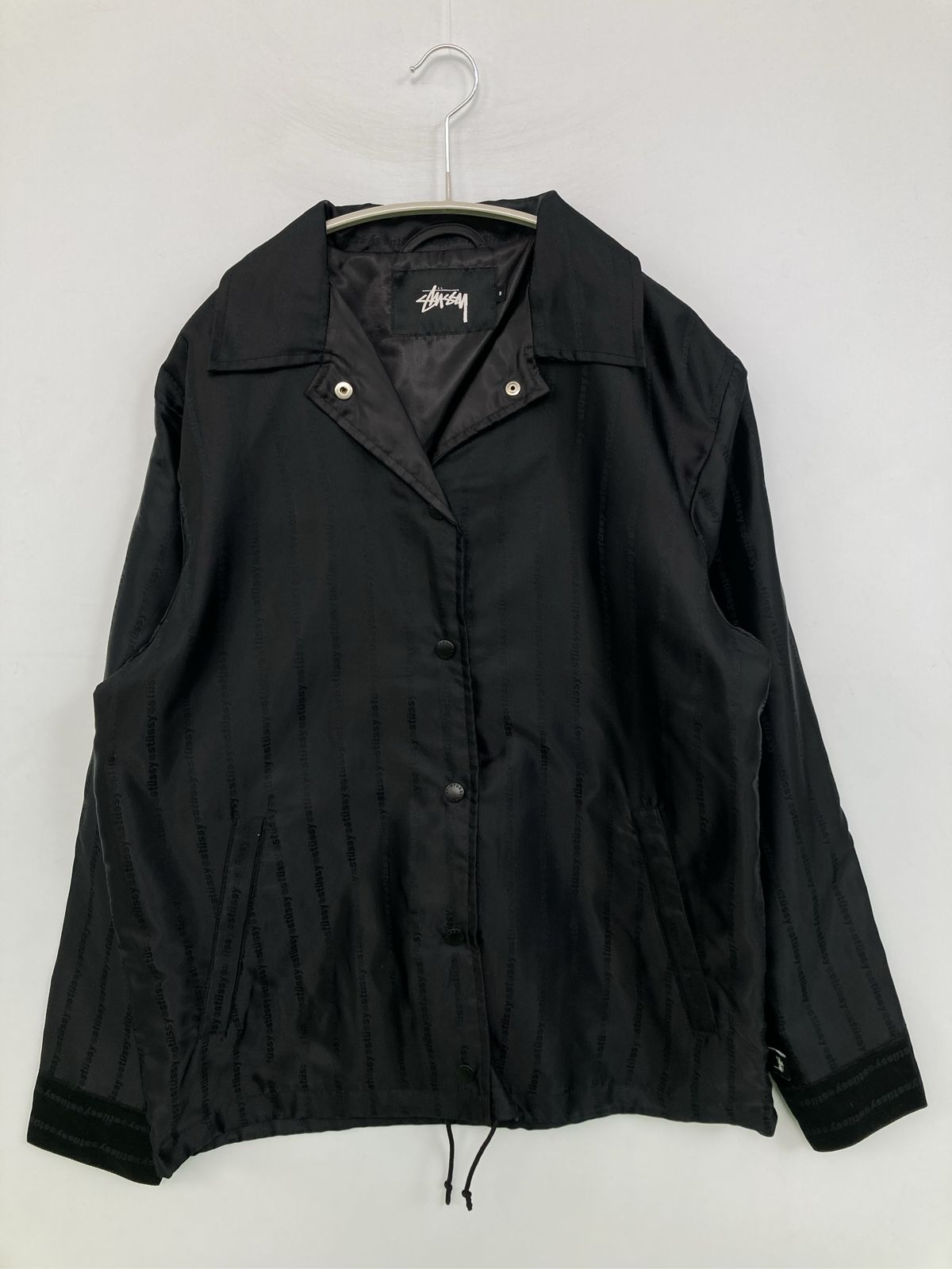 stüssy ブラック ナイロンジャケット stüssy 【公式通販】