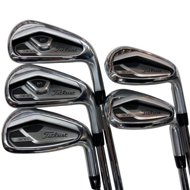 【中古】 タイトリスト Titleist T300(2021) 5S アイアンセット IR NS PRO 105T (フレックスS) メンズ 男性用 右利き 右用 Cランク ゴルフクラブ