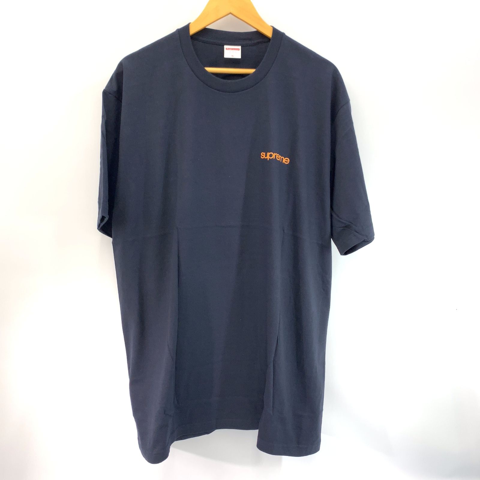 未使用 SUPREME シュプリーム NYC Tee Tシャツ オレンジ ロゴ ネイビー XL メンズ _201